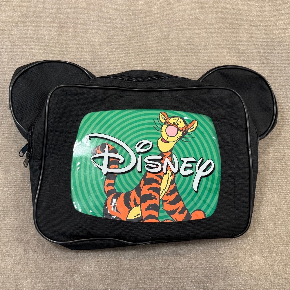 Vintage Disney Channel Mickey Mouse Shaped Backpack Tinker Bell, Goofy, NEW